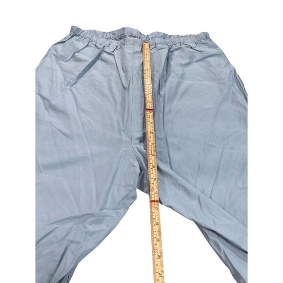 Shein Light Blue Wide-Leg Pants L Viscose & Polyester - Picture 10 of 12